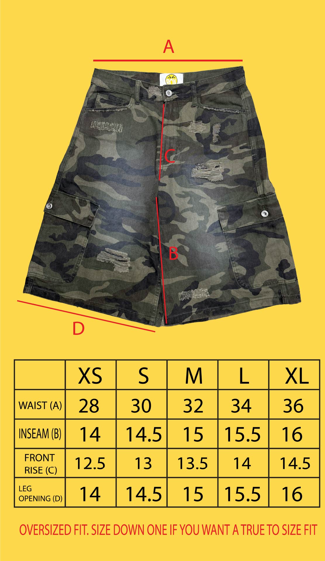 Army Camo Shorts